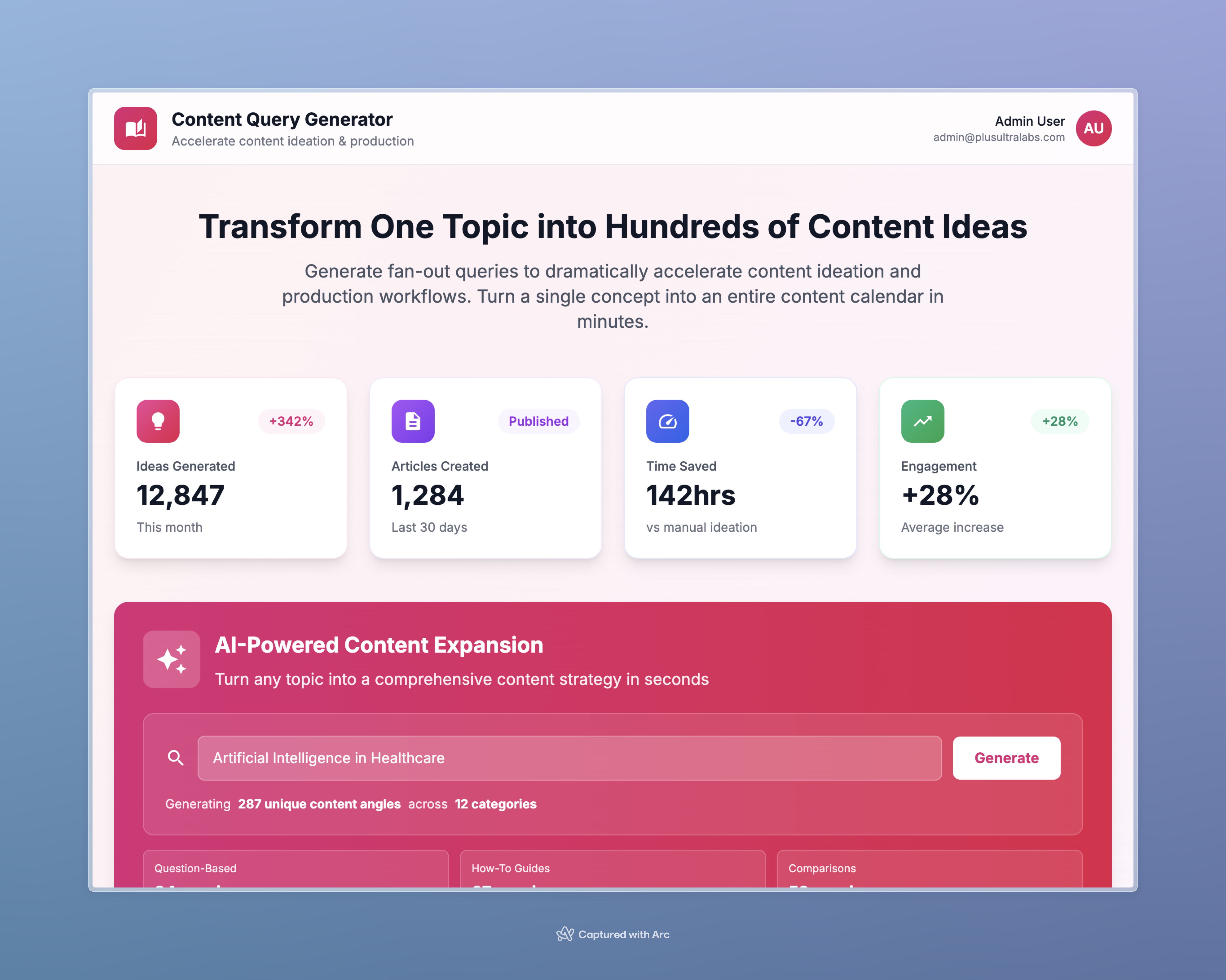Content Query Generator