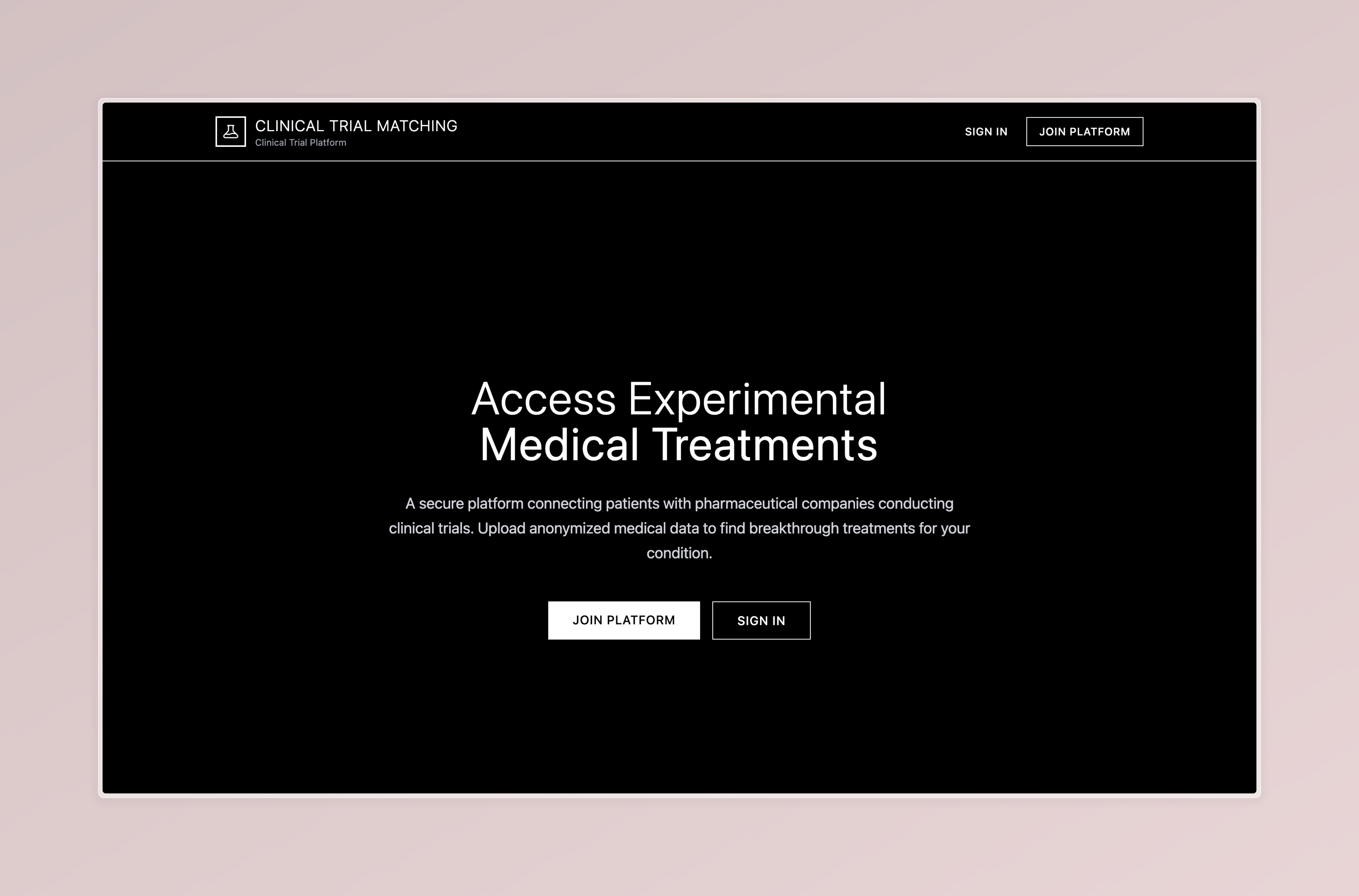 Clinical Trial Matching Platform